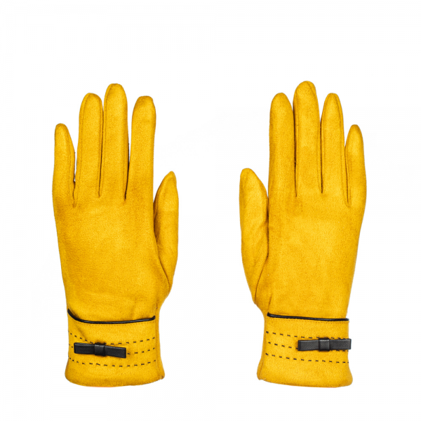 Γυναικεία γάντια Picty κίτρινο, 3 - Kalapod.gr
